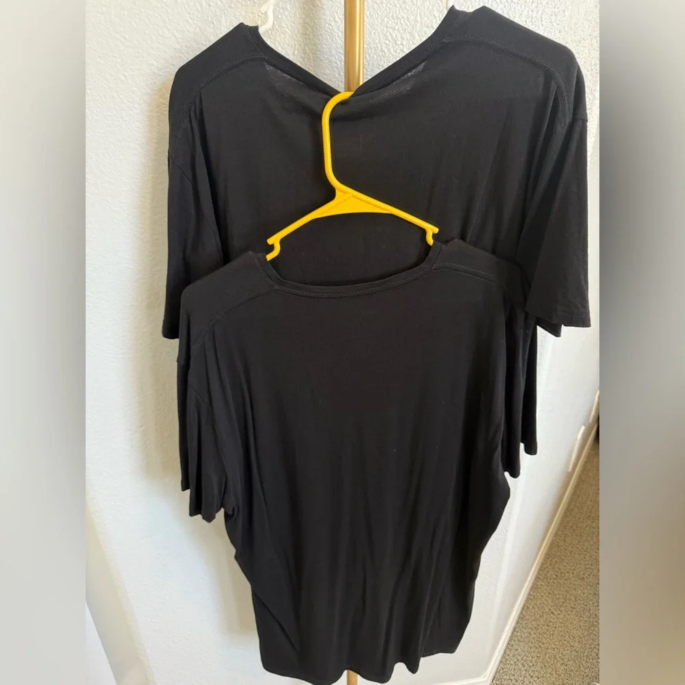 Pair of Thieves Mens Black 2pk V-Neck Shirt size XL - Picture 5 of 7